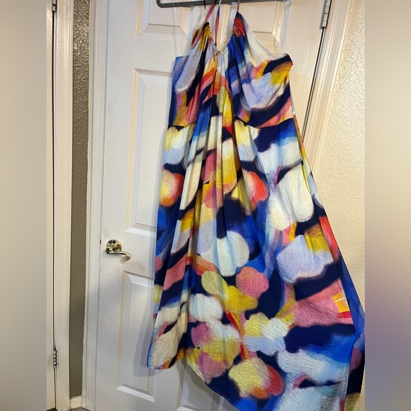 Lane Bryant Multicolor Halter Dress - Picture 1 of 10